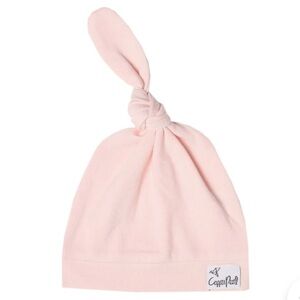 Newborn Top Knot Hat - Blush by Copper Pearl